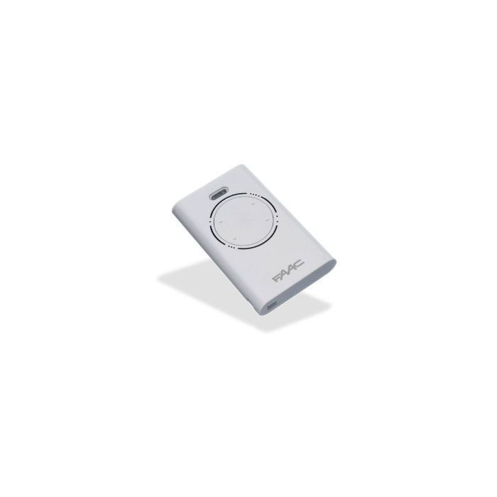 Telecomando Cancello FAAC XT4 433 SLH LR - 4 Tasti Design Bianco