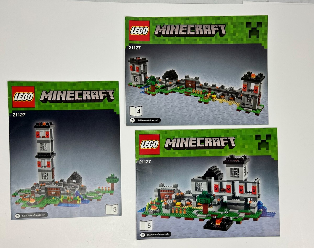 Lego Minecraft 21127 The Fortress Set Used Incomplete Parts with