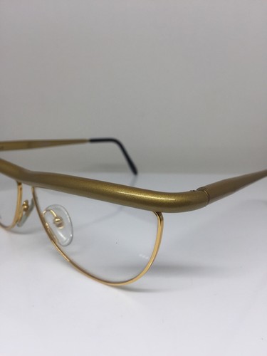New Vintage GIANFRANCO FERRE GFF 31 Eyeglasses GFF 31/N C. 512 Shiny Gold Italy - Picture 3 of 12