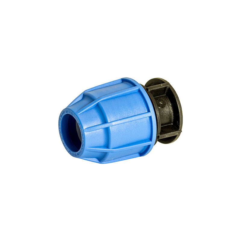 MDPE Plastic Compression Fittings 25mm FLOPLAST Water Pipe WRAS 