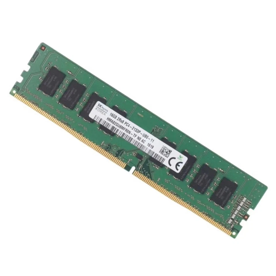 Hynix 64GB 4X16GB DDR4 2133MHz PC4-17000 2RX8 UDIMM Memory Ram HMA82GU6MFR8N-TF - Image 4 of 4