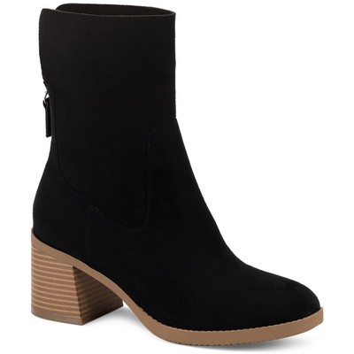 Sun + Stone Womens Lyraa Black Ankle Boots Shoes 9.5 Medium (B,M) BHFO 2598