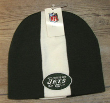 New York Jets NFL Team Apparel Kickoff Cuffless Beanie Winter Knit hat cap Men's
