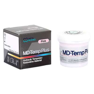 MD-Temp Plus Hydraulic Temporary Restorative - PINK Paste, 40 Gm. Jar