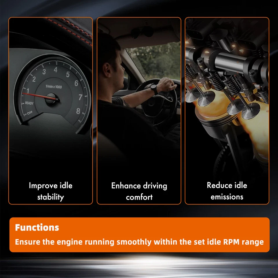 Válvula de control de aire de ralentí (IAC) con conector para Ford Ka 2002-2008 1,6 L Foto 4 de 4