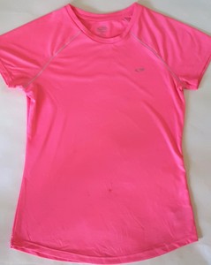 pink athletic shirt