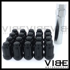 20 12 Black Spline Tuner Drive Wheel Lug Nuts 20 Pieces With Key 20 12 Black Spline Tuner Drive Wheel Lug Nuts 20 Pieces With Key