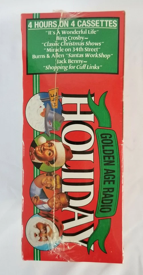Golden Age Radio Holiday 4 New Cassettes Bing Crosby Burns & Allen Jack Benny - Image 2 of 2