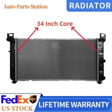 34'' Radiator for Chevy Silverado 1500 GMC Yukon Cadillac Escalade 4.8 5.3L 6.0L