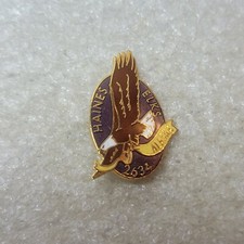 Vintage Elks Lodge #2634 Haines Alaska Eagle Enamel Lapel Pin Gold Toned