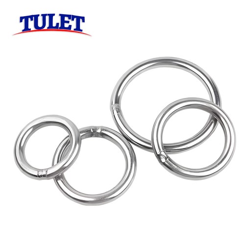 Anillo redondo de acero inoxidable 3 - 12 mm x Ø 15 - 150 mm junta tórica anillo de metal soldado V2A - Imagen 3 de 98