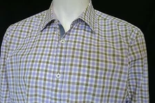 Hugo Boss Regular Fit Cotton Check Long Sleeve Shirt size XL