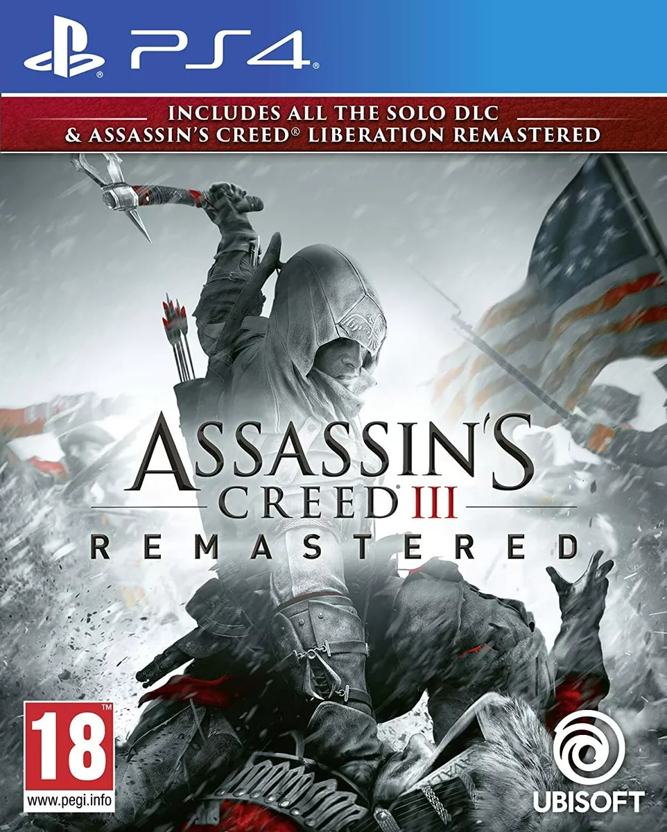 Assassins Creed 3 III Remastered + Liberation PS4 Playstation 4 Brand New