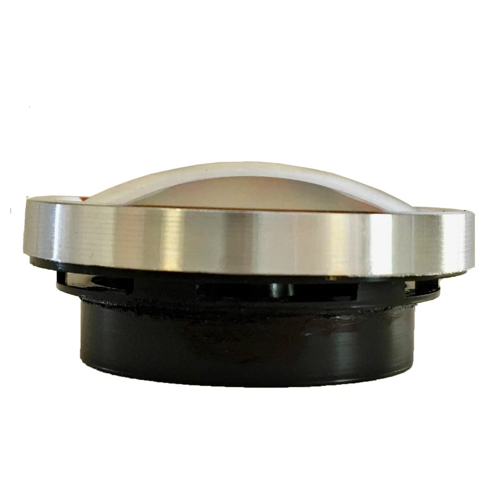 Analog Hygrometer Humidity Gauge 1.75 in. Dia Metal Chrome Bezel Made in Germany - Image 4 of 4