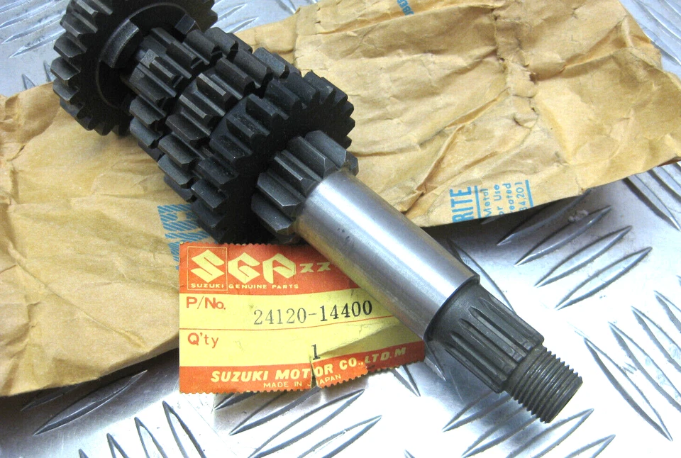 SUZUKI PE175 1982-1984, NUEVO CONJUNTO DE CONTRAEJE ORIGINAL, 24120-14400 Foto 2 de 3