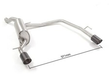 Ragazzon Duplex Sportauspuff Seat Ibiza Mk5 KJ 6F 1.0l TSI je 1x90mm Carbon Shot