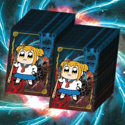 pop team epic card sleeves Pipimi & Popuko Africa Ver. Game Character Collection EN-838 Anime Girls Art Toys POPTEPIC Sleeves, 2 sets of