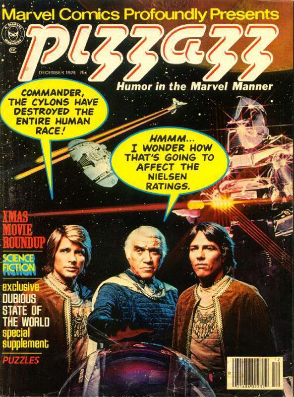 Pizzazz #15 VG; Marvel | low grade - December 1978 Battlestar Galactica - we com