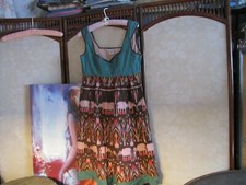 Anthropologie DIODORE elephant march dress size 6