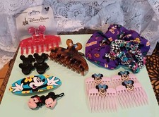 LOT OF ASSORTED DISNEY HAIR ACCESSORIES FOR WOMEN/GIRLS