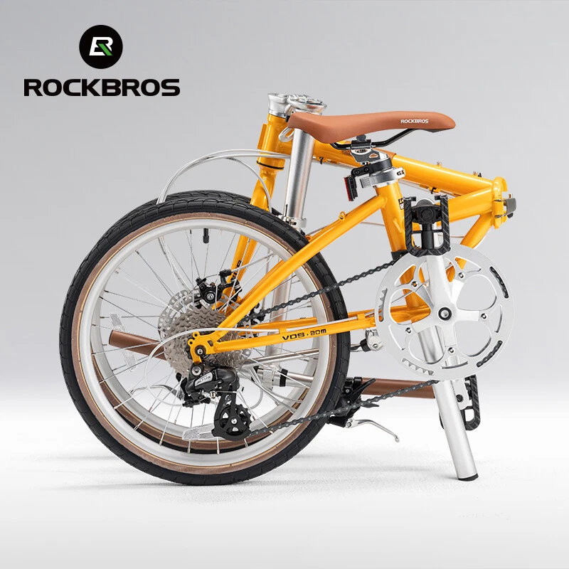 ROCKBROS VDS 20"Folding Bicycle 8 Speed 11-32T Cassette Wire-drawn Disc Brake - Image 4 of 4