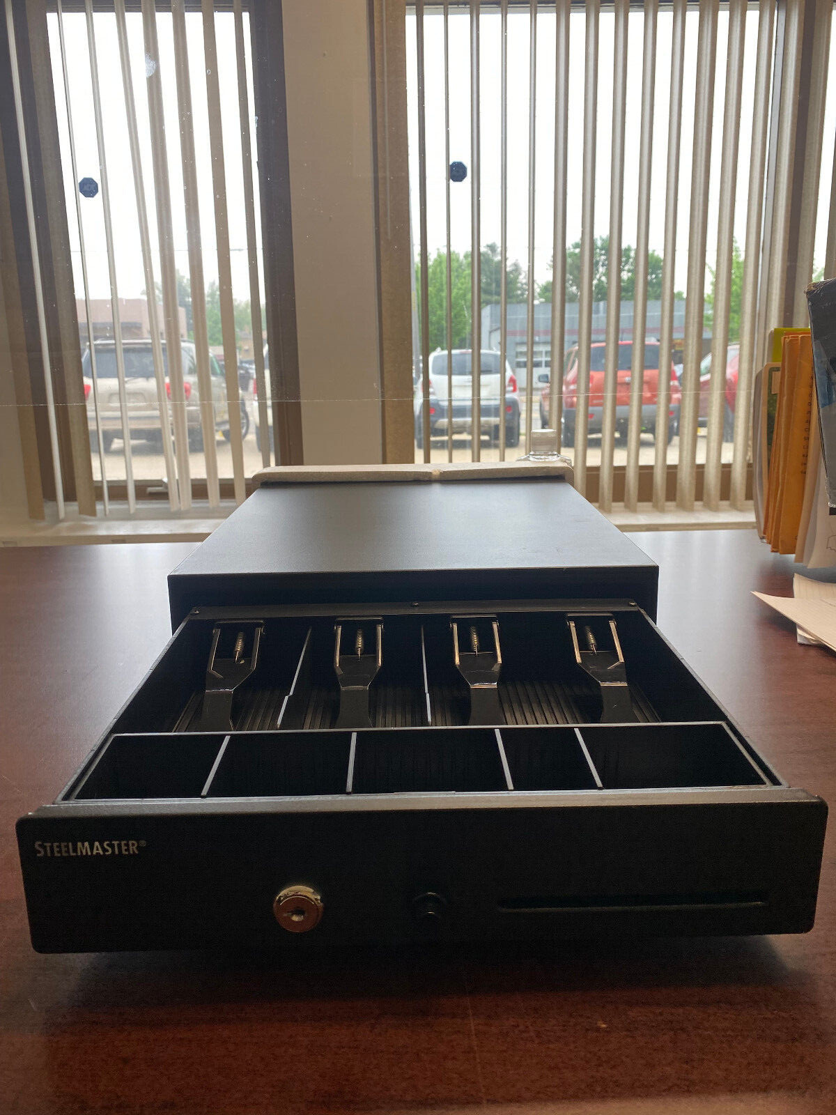 NEW Steelmaster Compact Cash Drawer w/ Removable Cash Tray, Check Slot