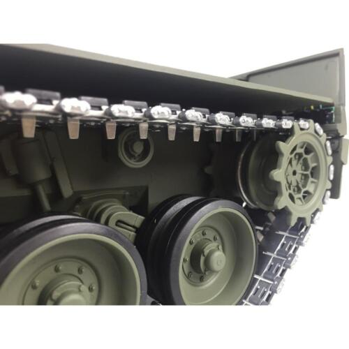 1/16 Full Metal Leopard2A6 RC Tank Model Chassis Assembly T1 Tracks Roadwheel - Picture 3 of 11