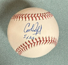 COOKIE ROJAS 5X ALL STAR SIGNED AUTOGRAPHED BASEBALL BALL ROYALS PHILLIES PROOF