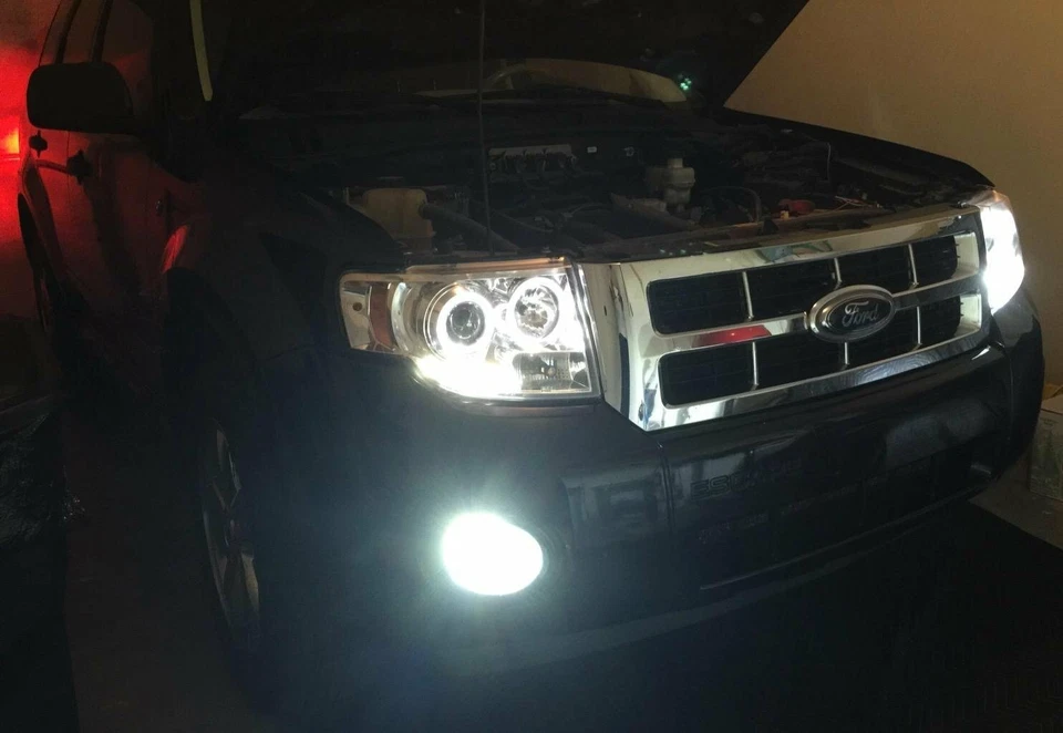 Alla 14-LED 6000K Pure White 880 Fog Light Bulb for GMC Chrysler Chevrolet Dodge - Image 3 of 4