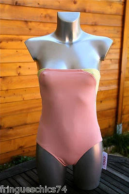 maillot de bain 1 pièce sans bretelle ERES gin fizz T 44 NEUF ÉTIQUETTE val 260€ - Photo 1/3