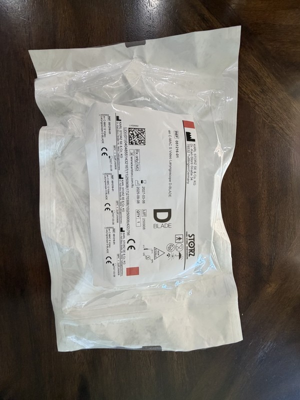Karl Storz C-Mac S Video Laryngoscope D Blade 051116-01 case of 10