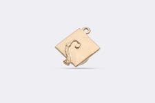 James Avery 14k Yellow Gold Mortarboard Graduation Cap Charm (2.30g.)