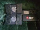 Mando VIP Keychain AND 2X LEGO Star Wars 2024 Battle of Yavin Coin 5008818