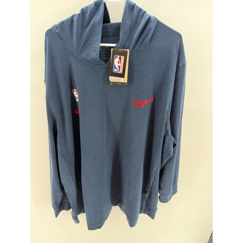 Nike Clippers NBA Hoodie Mens 3XL Navy Blue NWT Dri-FIT HJ6803-475 - product listing photo