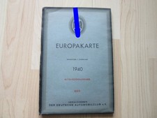 Karta Rzeszy DDAC ADAC Mapa Mapa Drogowa Mapa Europy M137