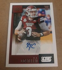 KJ COSTELLO 2021 CHRONICLES DRAFT SCORE AUTO MISSISSIPPI STATE ST. BULLDOGS RC