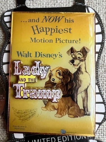 Disney pin DSF Soda Fountain Animation Poster Lady and the Tramp 2007 LE 300