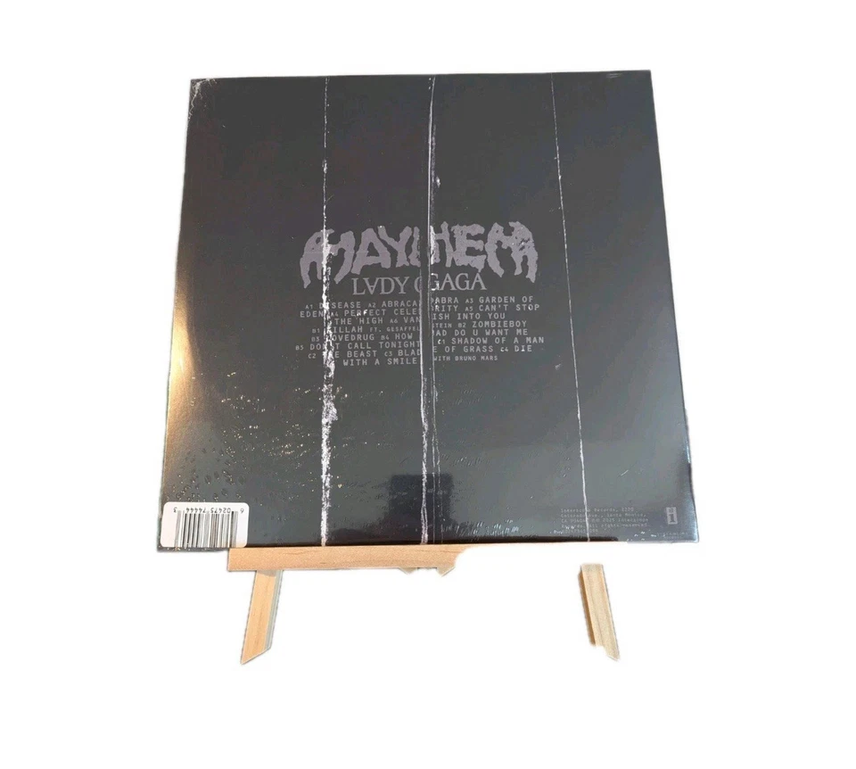Lady Gaga MAYHEM Store Exclusive 180g Black Vinyl Alternate SIGNED FAST SHIPPING - Image 2 of 3