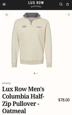 Lux Row Bourbon Distillery 40004 Columbia Men Hart Mountain II 1/4 Zip Pullover
