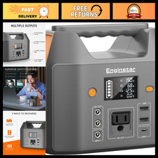 Portable Power Bank 150W AC Outlet 155Wh 42000mAh Battery for Camping  Emergenc