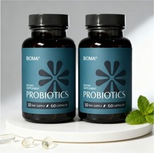 BIOMA Probiotics for Digestive 3 in 1 Gut Health and Postbiotics 2pc