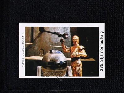 1983 Nellba Star Wars Stjarnornas Krig R2-D2 C-3PO #275 06e0