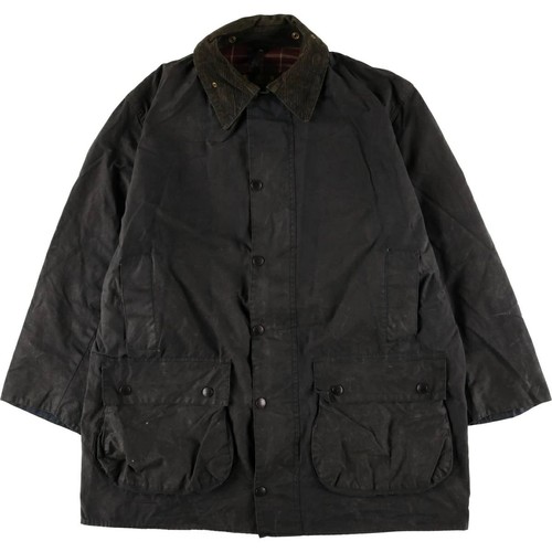 2000s~ Barbour Dress Tartan 3 Warrant Quilted Jacket, Men's XL polyamide black type Vintage Second Hand