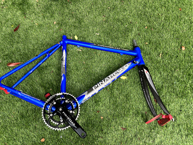 Pinarello Angliru Frame 54cm Lama Carbon Fork And Chainset Made In Italy