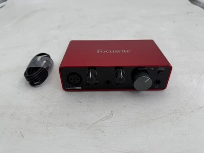 Focusrite Scarlett Solo 3rd Gen USB Audio Interface Red Black W/Cable #2