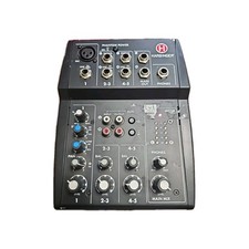 Harbinger L502 5-Channel Mixer with XLR Mic Preamp With power Supply