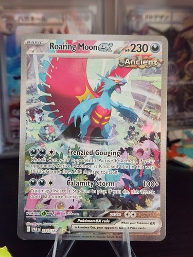 Roaring Moon ex 251/182 SIR - Pokémon TCG Paradox Rift NM