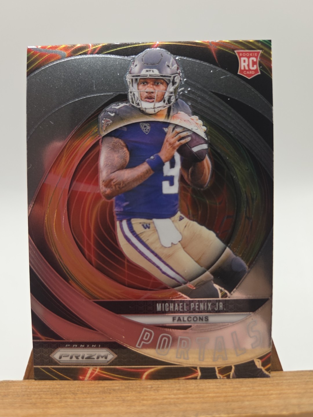 Michael Penix Jr. Portals 2024 Panini Prizm #6