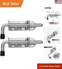 Spring Loaded Latch Pin, 304 Stainless Steel Barrel Bolt Thickened 2mm Door L...