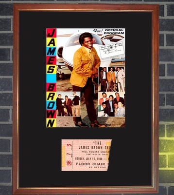 JAMES BROWN FRAMED 13